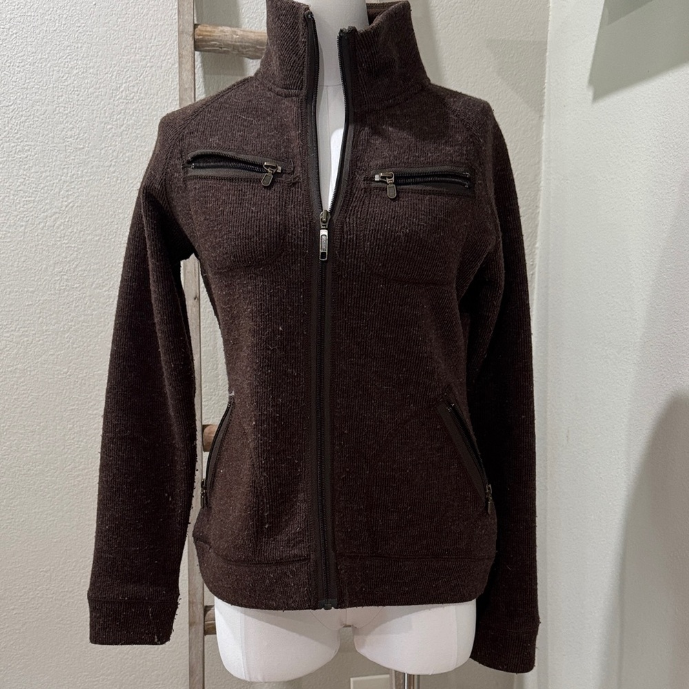 Prana Chocolate Brown Utility Jacket